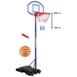 Bestes Angebot 🔥 Hudora 🏀 Basketballständer Hornet 71625 M. Ball U. Pumpe 😍