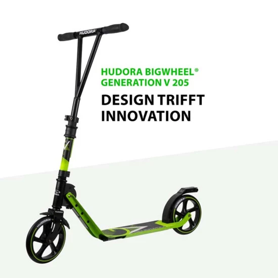 Am billigsten 🤩 Hudora BigWheel® Generation V 205 Scooter - BigWheel® Generation V 205 Scooter Limegrün ❤️ 4 Am billigsten 🤩 Hudora BigWheel® Generation V 205 Scooter - BigWheel® Generation V 205 Scooter Limegrün ❤️ – Bild 2