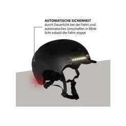 Billig ❤️ HUDORA Skaterhelm LED, Schwarz Größe M 👍 -Hudora Verkaufsladen unnamed file 1066