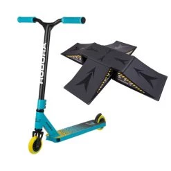 Top 10 ✨ HUDORA Stunt Scooter Kids, Hellblau Mit Skater Rampe (Bundle) ⭐