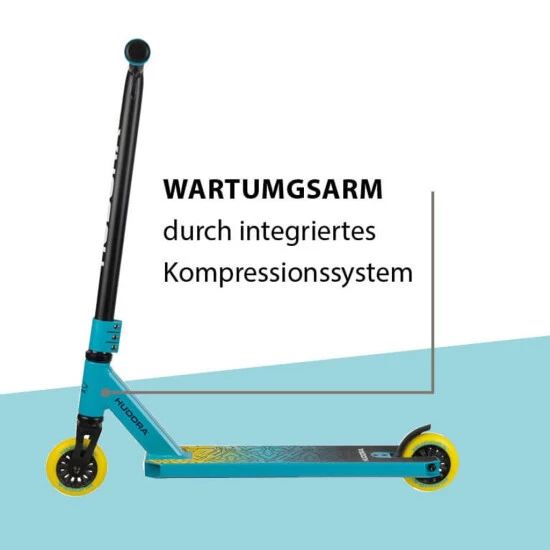 Top 10 ✨ HUDORA Stunt Scooter Kids, Hellblau Mit Skater Rampe (Bundle) ⭐ 4 Top 10 ✨ HUDORA Stunt Scooter Kids, Hellblau Mit Skater Rampe (Bundle) ⭐ – Bild 2