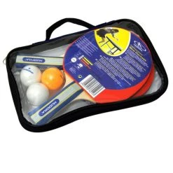 Coupon ⌛ HUDORA - Tischtennisset New Contest, 2 Schläger, 3 Bälle ⭐