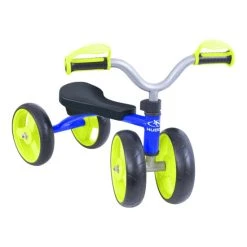 Bestes Angebot 🔔 Hudora 10345 Laufrad 4Wheely, Blau 🎁