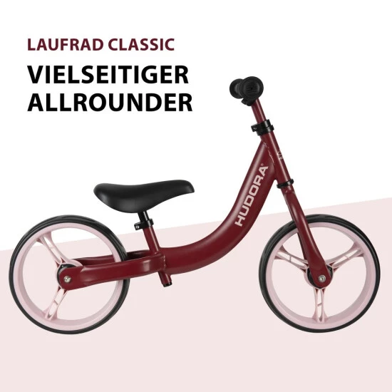 Besorgen ❤️ Hudora 10418 Laufrad Classic, Bordeaux 🎁 4 Besorgen ❤️ Hudora 10418 Laufrad Classic, Bordeaux 🎁 – Bild 2