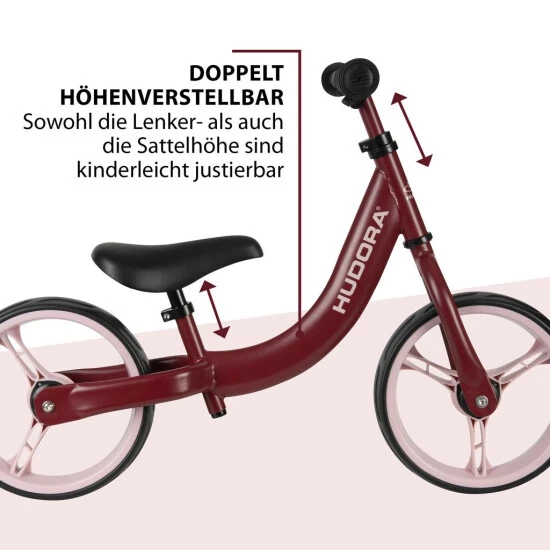 Besorgen ❤️ Hudora 10418 Laufrad Classic, Bordeaux 🎁 5 Besorgen ❤️ Hudora 10418 Laufrad Classic, Bordeaux 🎁 – Bild 3