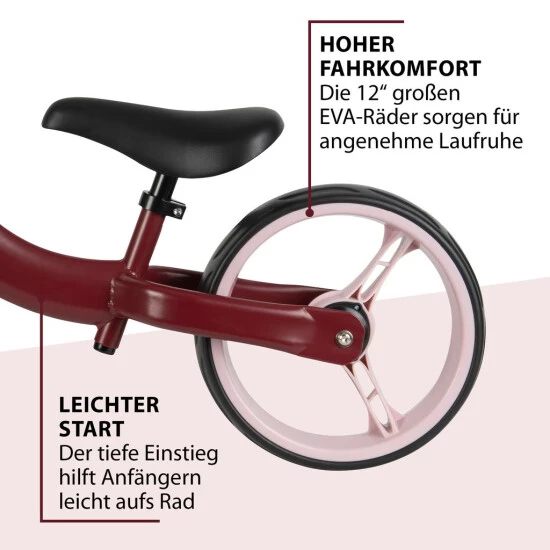 Besorgen ❤️ Hudora 10418 Laufrad Classic, Bordeaux 🎁 6 Besorgen ❤️ Hudora 10418 Laufrad Classic, Bordeaux 🎁 – Bild 4