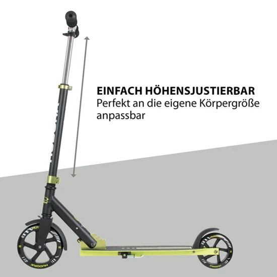 Schlussverkauf 🔔 HUDORA - Scooter Bold Wheel L 180mm, Grün 💯 12 Schlussverkauf 🔔 HUDORA - Scooter Bold Wheel L 180mm, Grün 💯 – Bild 10