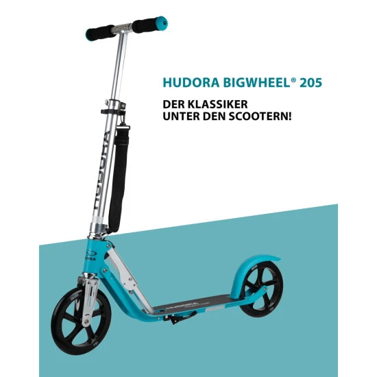 Schlussverkauf ❤️ HUDORA BigWheel® 205 Scooter, Ocean "Exklusiv Edition" 😍 4 Schlussverkauf ❤️ HUDORA BigWheel® 205 Scooter, Ocean "Exklusiv Edition" 😍 – Bild 2