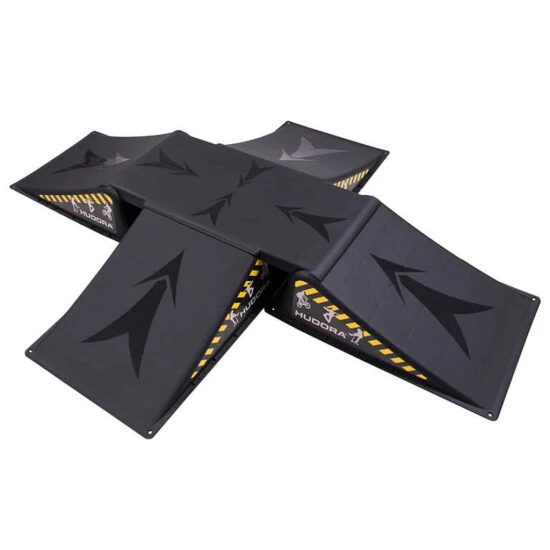 Billig 🔔 HUDORA Stunt Scooter XQ-12.1, Blau Mit Skater Rampe (Bundle) ⭐ 4 Billig 🔔 HUDORA Stunt Scooter XQ-12.1, Blau Mit Skater Rampe (Bundle) ⭐ – Bild 2