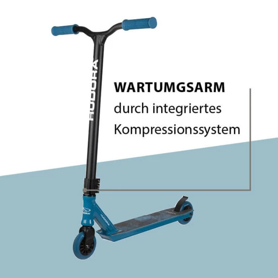 Billig 🔔 HUDORA Stunt Scooter XQ-12.1, Blau Mit Skater Rampe (Bundle) ⭐ 7 Billig 🔔 HUDORA Stunt Scooter XQ-12.1, Blau Mit Skater Rampe (Bundle) ⭐ – Bild 5