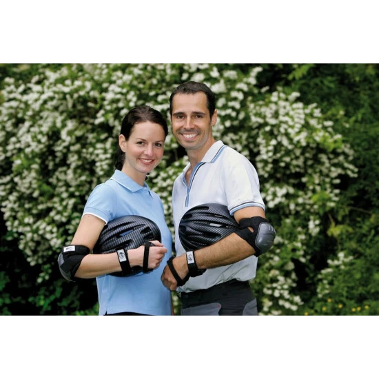 Großhandel 🥰 Hudora Biomechanisches Protektorenset Gr. M Schwarz/grau (83030) 🧨 4 Großhandel 🥰 Hudora Biomechanisches Protektorenset Gr. M Schwarz/grau (83030) 🧨 – Bild 2