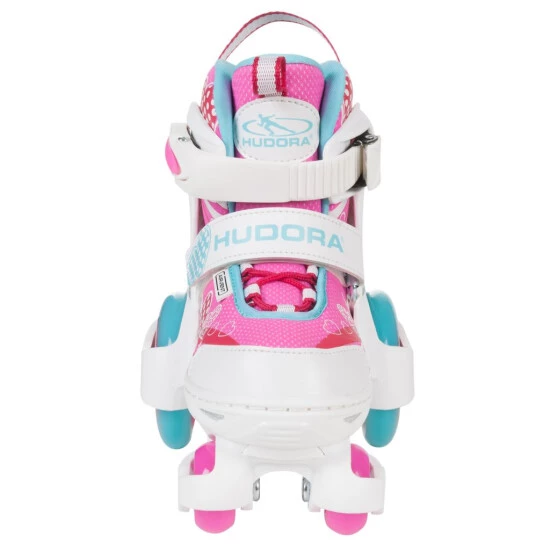 Am billigsten ⭐ Hudora Rollschuhe My First Quad Girl, Gr. 26-29 In Rosa/weiß; 22042 💯 4 Am billigsten ⭐ Hudora Rollschuhe My First Quad Girl, Gr. 26-29 In Rosa/weiß; 22042 💯 – Bild 2