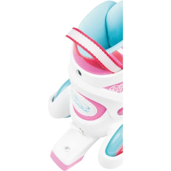 Am billigsten ⭐ Hudora Rollschuhe My First Quad Girl, Gr. 26-29 In Rosa/weiß; 22042 💯 8 Am billigsten ⭐ Hudora Rollschuhe My First Quad Girl, Gr. 26-29 In Rosa/weiß; 22042 💯 – Bild 6