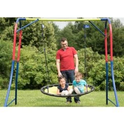 Großhandel 💯 Hudora Schaukelgestell Mit Nestschaukel - Maße: 2150x2300x2070 Mm In Rot/blau/gelb; 64023 ❤️ -Hudora Verkaufsladen unnamed file 247