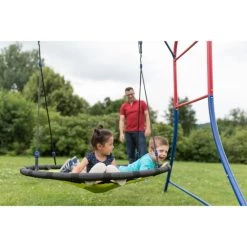 Großhandel 💯 Hudora Schaukelgestell Mit Nestschaukel - Maße: 2150x2300x2070 Mm In Rot/blau/gelb; 64023 ❤️ -Hudora Verkaufsladen unnamed file 248