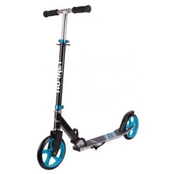 Brandneu ⭐ Hudora 14522 Hornet Scooter 200, Schwarz/hellblau 😀