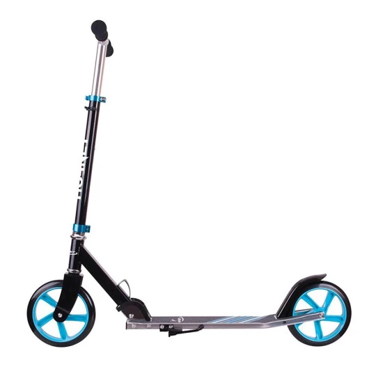 Brandneu ⭐ Hudora 14522 Hornet Scooter 200, Schwarz/hellblau 😀 4 Brandneu ⭐ Hudora 14522 Hornet Scooter 200, Schwarz/hellblau 😀 – Bild 2