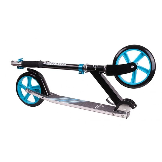 Brandneu ⭐ Hudora 14522 Hornet Scooter 200, Schwarz/hellblau 😀 5 Brandneu ⭐ Hudora 14522 Hornet Scooter 200, Schwarz/hellblau 😀 – Bild 3