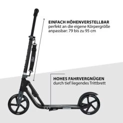 Brandneu 🤩 HUDORA BigWheel® 205, Scooter Schwarz/anthrazit ⌛ 13 Brandneu 🤩 HUDORA BigWheel® 205, Scooter Schwarz/anthrazit ⌛ -Hudora Verkaufsladen unnamed file 292