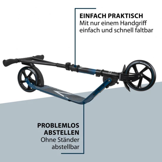 Bestpreis ✨ HUDORA BigWheel® Generation V 205, Scooter Dunkelblau "Exklusiv Edition" 🔔 5 Bestpreis ✨ HUDORA BigWheel® Generation V 205, Scooter Dunkelblau "Exklusiv Edition" 🔔 – Bild 3