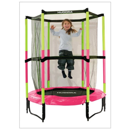 Budget 🎁 Hudora Trampolin Sicherheitstrampolin Jump In 140 Rosa 😉 4 Budget 🎁 Hudora Trampolin Sicherheitstrampolin Jump In 140 Rosa 😉 – Bild 2