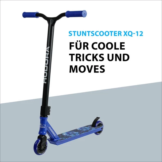 Angebote 😀 HUDORA Stunt Scooter XQ-12, Blau ✔️ 4 Angebote 😀 HUDORA Stunt Scooter XQ-12, Blau ✔️ – Bild 2