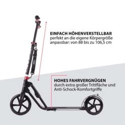 Brandneu 👍 HUDORA BigWheel® Style 230, Scooter Schwarz 🎁 15 Brandneu 👍 HUDORA BigWheel® Style 230, Scooter Schwarz 🎁 -Hudora Verkaufsladen unnamed file 419