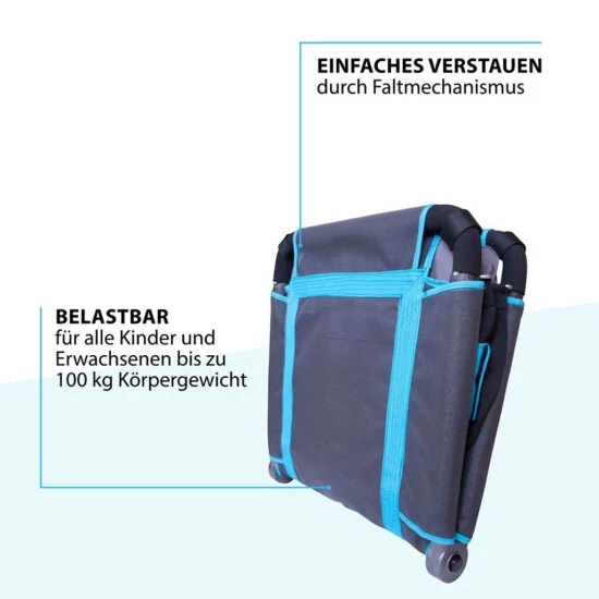 Bestes Angebot 🎁 Hudora Nestschaukel Hollywood 120x60 Cm, Schwarz/petrol ❤️ 14 Bestes Angebot 🎁 Hudora Nestschaukel Hollywood 120x60 Cm, Schwarz/petrol ❤️ – Bild 12