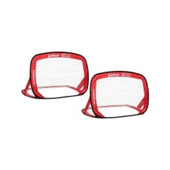 Schlussverkauf ⌛ Hudora Pop Up Mini-Fußballtor Kicker Edition", 2er Set, 80 X 80 X 120 Cm" 🌟