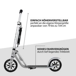 Bester Verkauf 🎉 HUDORA BigWheel Crossover 205, Silber 💯 -Hudora Verkaufsladen unnamed file 490