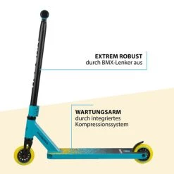 Aktion 🧨 HUDORA Stunt Scooter Kids, Hellblau 😍 -Hudora Verkaufsladen unnamed file 499