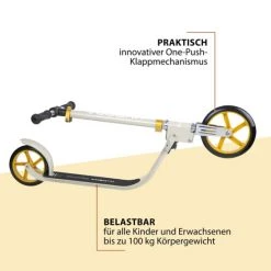 Budget 💯 HUDORA BigWheel® 215 Scooter, Sand 👍 13 Budget 💯 HUDORA BigWheel® 215 Scooter, Sand 👍 -Hudora Verkaufsladen unnamed file 514
