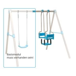 Blitzangebot 🛒 HUDORA Schaukel Vario Ergänzungsmodul Gondel 🔔 -Hudora Verkaufsladen unnamed file 604