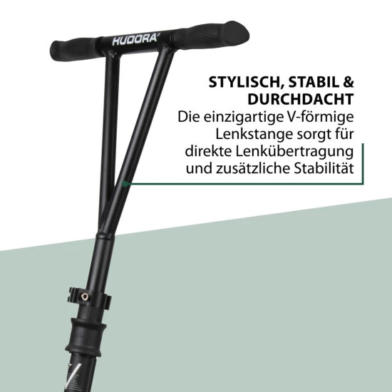 Bester Verkauf ⭐ HUDORA BigWheel® Generation V 205, Scooter Schwarz "Exklusiv Edition" ✨ 6 Bester Verkauf ⭐ HUDORA BigWheel® Generation V 205, Scooter Schwarz "Exklusiv Edition" ✨ – Bild 4