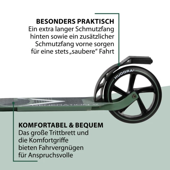 Bester Verkauf ⭐ HUDORA BigWheel® Generation V 205, Scooter Schwarz "Exklusiv Edition" ✨ 7 Bester Verkauf ⭐ HUDORA BigWheel® Generation V 205, Scooter Schwarz "Exklusiv Edition" ✨ – Bild 5