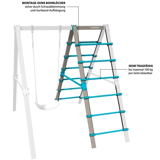 Schlussverkauf 🔥 HUDORA Schaukel Vario Ergänzungsmodul Leiter 👏 5 Schlussverkauf 🔥 HUDORA Schaukel Vario Ergänzungsmodul Leiter 👏 – Bild 3