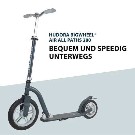 Großhandel 🌟 HUDORA BigWheel® Air All Paths 280, Basalt ⭐ 4 Großhandel 🌟 HUDORA BigWheel® Air All Paths 280, Basalt ⭐ – Bild 2