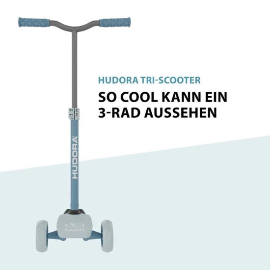 Rabatt ⌛ HUDORA Tri-Scooter, Blue Cityroller Roller Tretroller Kinderroller Stuntroller Stuntscooter Kickboard Kinderscooter Whee 🎉 4 Rabatt ⌛ HUDORA Tri-Scooter, Blue Cityroller Roller Tretroller Kinderroller Stuntroller Stuntscooter Kickboard Kinderscooter Whee 🎉 – Bild 2