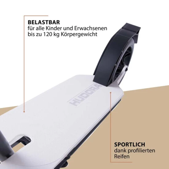 Rabatt 🧨 HUDORA BigWheel® Style 230, Scooter Weiß 👏 7 Rabatt 🧨 HUDORA BigWheel® Style 230, Scooter Weiß 👏 – Bild 5