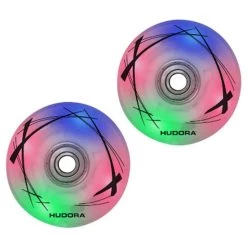 Bester Verkauf 👍 Hudora 85062 2 LED Inline Wheels, 64mm X 22mm For 🧨