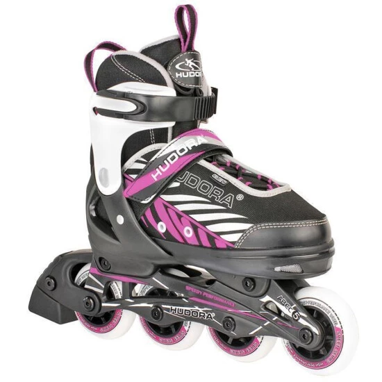 Billig ✨ HUDORA Kinder Inliner Mia Gr. 33-36 Schwarz-lila 🔥 3 Billig ✨ HUDORA Kinder Inliner Mia Gr. 33-36 Schwarz-lila 🔥