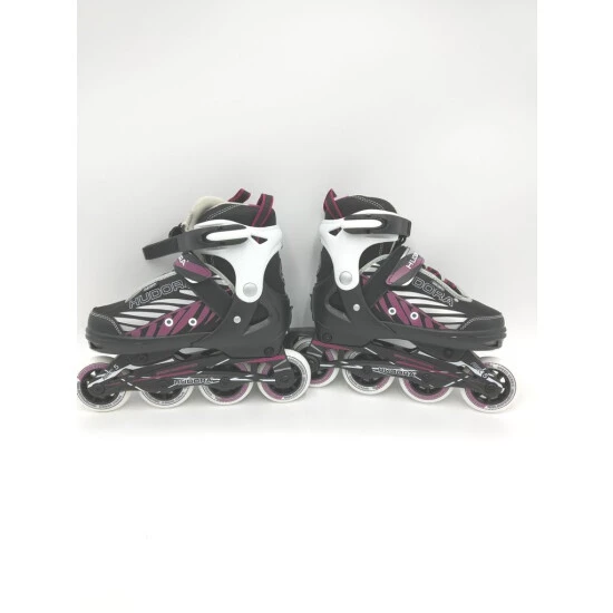 Billig ✨ HUDORA Kinder Inliner Mia Gr. 33-36 Schwarz-lila 🔥 6 Billig ✨ HUDORA Kinder Inliner Mia Gr. 33-36 Schwarz-lila 🔥 – Bild 4