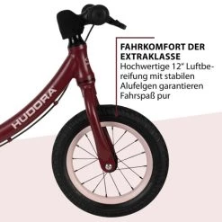 Top 10 ⌛ Hudora 10427 Laufrad Advanced Alu, Bordeaux 💯 -Hudora Verkaufsladen unnamed file 810