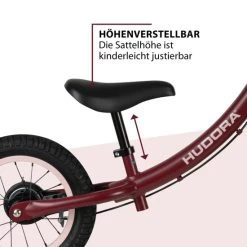 Top 10 ⌛ Hudora 10427 Laufrad Advanced Alu, Bordeaux 💯 -Hudora Verkaufsladen unnamed file 812