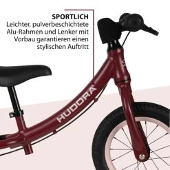 Top 10 ⌛ Hudora 10427 Laufrad Advanced Alu, Bordeaux 💯 -Hudora Verkaufsladen unnamed file 813