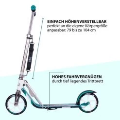 Brandneu 🎁 HUDORA BigWheel® 205, Scooter Inkl. 4 Pylone, Scooter Roller, Weiß/Türkis Warnkegel 😍 13 Brandneu 🎁 HUDORA BigWheel® 205, Scooter Inkl. 4 Pylone, Scooter Roller, Weiß/Türkis Warnkegel 😍 -Hudora Verkaufsladen unnamed file 817