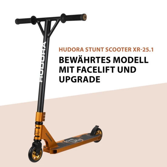 Angebote 🎁 HUDORA Stunt Scooter XR-25.1, Gold 💯 4 Angebote 🎁 HUDORA Stunt Scooter XR-25.1, Gold 💯 – Bild 2