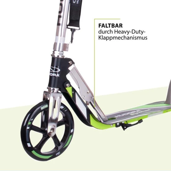 Großhandel 🔥 HUDORA BigWheel® 205, Scooter Grau/grün 😀 5 Großhandel 🔥 HUDORA BigWheel® 205, Scooter Grau/grün 😀 – Bild 3