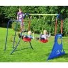 Bestpreis 👍 Hudora Spielplatz / Schaukel - Und Klettergestell 300x210x230cm ⌛