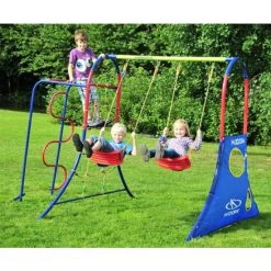 Bestpreis 👍 Hudora Spielplatz / Schaukel - Und Klettergestell 300x210x230cm ⌛